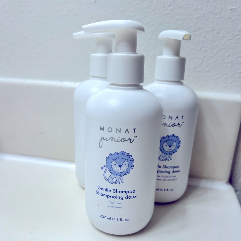 Monat set of 3 kids shampoo